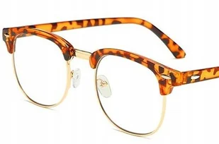 OKULARY KOREKCYJNE NERD nerdy retro PLUSY +1.25 - Okulary korekcyjne, oprawki, szkła - miniaturka - grafika 1