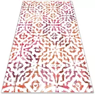 Dywany - Modny dywan winylowy Koła i romby 100x150 cm - miniaturka - grafika 1