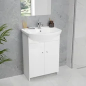 Meble łazienkowe - CABINET HUNG D60 WITH BASIN/MIXER/SIPHON - miniaturka - grafika 1