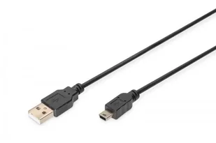 Digitus kabel USB 2,0 M - mini USB M 3 m______________Kup do 15:30 Wysyłka DZISIAJ - Kable komputerowe i do monitorów - miniaturka - grafika 1