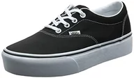 Trampki damskie - Vans Czarne trampki damskie 39 VN0A4U211871_(Canvas) Black/White-39 - miniaturka - grafika 1