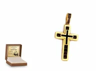 Zawieszki - Złota zawieszka 585 krzyżyk krzyżyk prezent - miniaturka - grafika 1