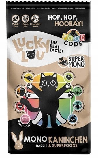 Lucky Lou Food Code Mono Królik 750g