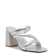 Sandały damskie - Guess Skórzane klapki - miniaturka - grafika 1