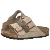 Klapki i japonki damskie - Klapki Arizona BS Soft Footbed Taupe 0951301 (BK344-a) Birkenstock - miniaturka - grafika 1