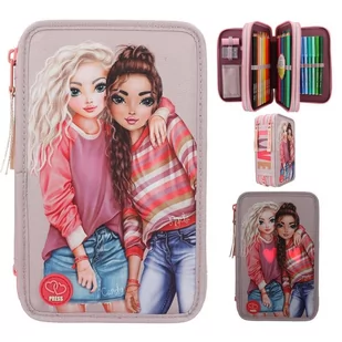PIÓRNIK POTRÓJNY TOP MODEL BEST FRIENDS LED 11753 DEPESCHE - Piórniki - miniaturka - grafika 1