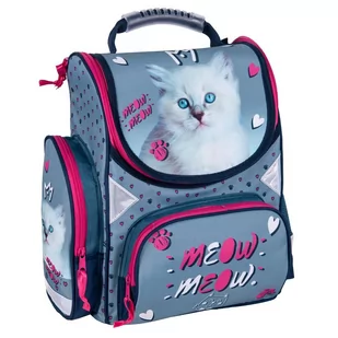 TORNISTER SZKOLNY- KOT PASO - Plecaki szkolne i tornistry - miniaturka - grafika 1