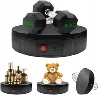 Biżuteria - akcesoria - Elektryczny Stół Obrotowy 360°30CM Stojak Na Biżuterię Czarny NOŚNOŚĆ:100KG - miniaturka - grafika 1