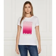 Koszulki i topy damskie - GUESS T-shirt | Regular Fit - miniaturka - grafika 1