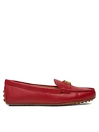 Mokasyny damskie - LAUREN RALPH LAUREN Mokasyny Barnsbury 802852847021 Czerwony - miniaturka - grafika 1