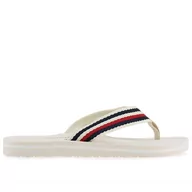 Klapki i japonki damskie - Japonki Tommy Hilfiger Essential Comfort FW0FW07147-AF4 - beżowe - miniaturka - grafika 1