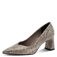 Czółenka - Tamaris Damskie czółenka 1-22453-45, beżowe węże, 40 EU, Be?owy/skóra w??a, 40 EU - miniaturka - grafika 1