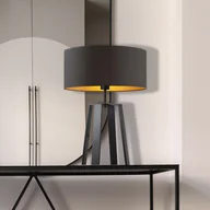 Lampy stojące - Czarna lampa stołowa do salonu THOR GOLD - miniaturka - grafika 1