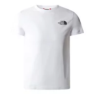 Koszulki sportowe damskie - Koszulka The North Face Simple Dome 0A82EAFN41 - biała - miniaturka - grafika 1