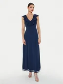 Sukienki - Vila Sukienka wieczorowa Falia 14097028 Granatowy Regular Fit - miniaturka - grafika 1