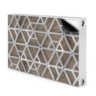 Meble modułowe i akcesoria - Magnes osłona Metalowy wzór na drewnie 90x60 cm, Bluedecor - miniaturka - grafika 1