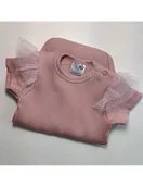 Body dla niemowląt - Baby in world Body niemowlęce z krótkim rękawem Harmony Girl Blush, Rozmiar: 80/86 - miniaturka - grafika 1