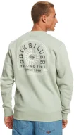 Bluzy męskie - bluza męska QUIKSILVER SURF THE EARTH CREW Iceberg Green - GHG0 - miniaturka - grafika 1