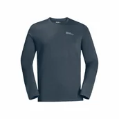 Koszulki sportowe męskie - Męska koszulka termoaktywna Jack Wolfskin SKY THERMAL L/S M midnight sky - XXL - miniaturka - grafika 1