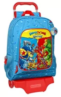 Plecaki szkolne i tornistry - Safta SUPERZINGS plecak dziecięcy, model 522 z wózkiem 905, idealny dla dzieci w różnym wieku, wygodny i wszechstronny, jakość i wytrzymałość, 32x42x14 cm, kolor niebieski, niebieski, Estándar, Casual - miniaturka - grafika 1