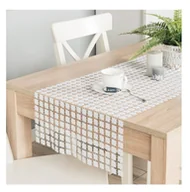 Obrusy i serwetki - Bieżnik gipiurowy elegancki Jasmina 40x140 biały - miniaturka - grafika 1