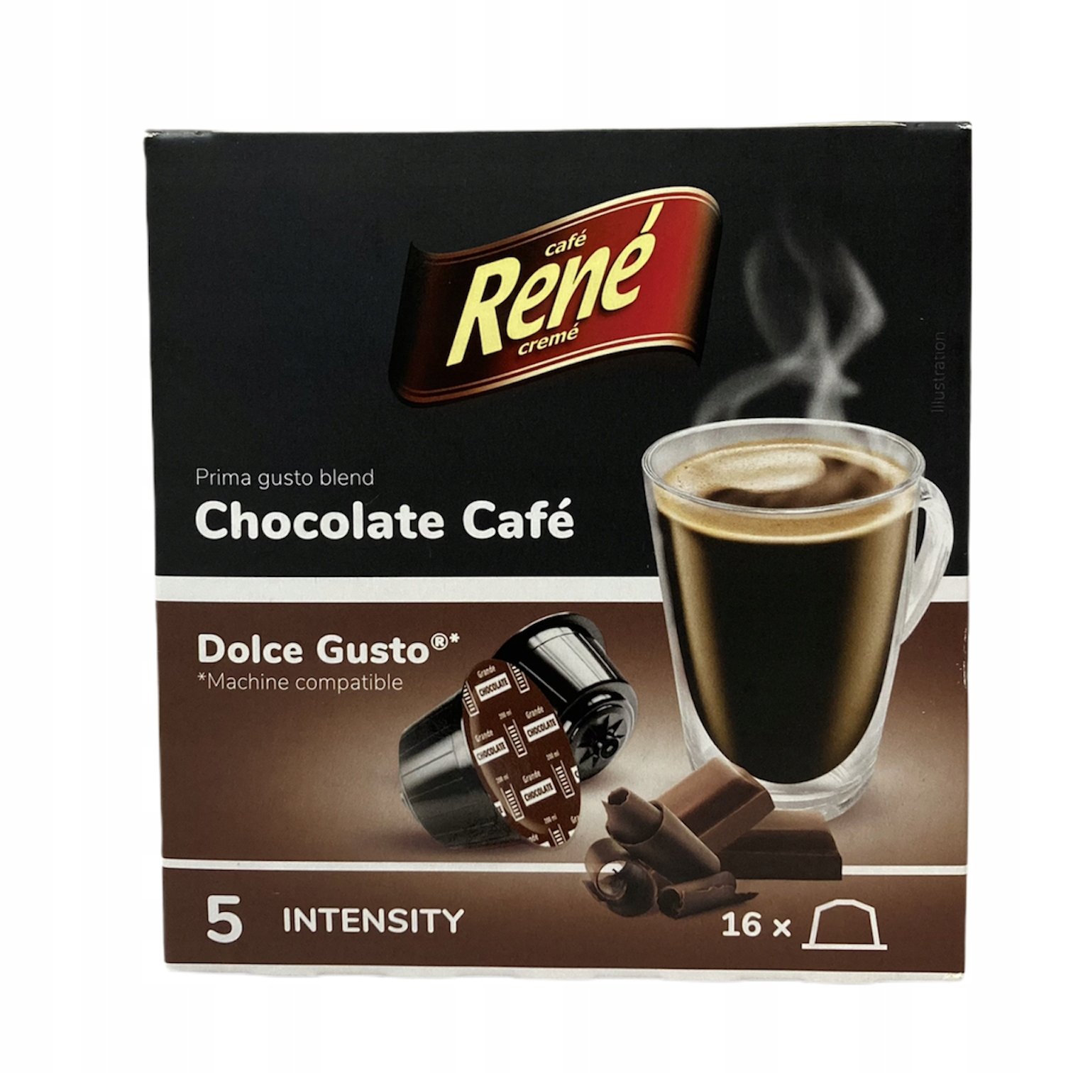 Kapsułki kawa czekoladowa Dolce Gusto Café René Grande 16 szt.