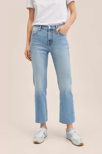 Spodnie damskie - Mango jeansy damskie high waist - grafika 1