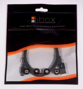 Libox Kabel USB Libox microUSB 1m czarny LB0067C - Kable USB - miniaturka - grafika 2