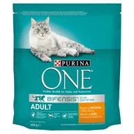 Woda - Purina ONE  Adult Karma dla kotów bogata w kurczaka z pełnymi ziarnami 450 g - miniaturka - grafika 1