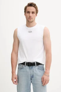 Diesel t-shirt bawełniany T-BISCO kolor biały A15372.0CLBR - Koszulki męskie - miniaturka - grafika 1