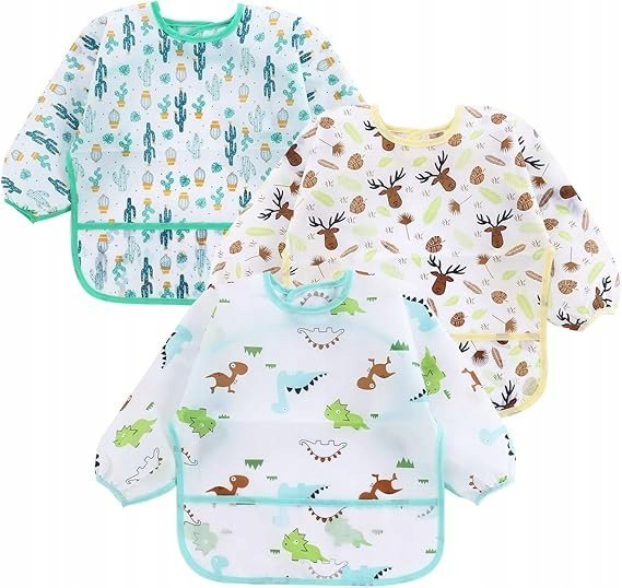 ŚLINIAK Z DŁUGIM RĘKAWEM WODOSZCZELNE 3x NA CAŁE CIAŁO UNIWERSALNE UBRANKO