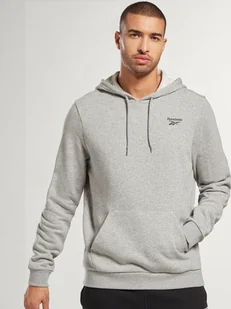 Bluza męska z kapturem Reebok Identity Smal 100067634 XL Szara (4066751189414) - Bluzy męskie - miniaturka - grafika 1