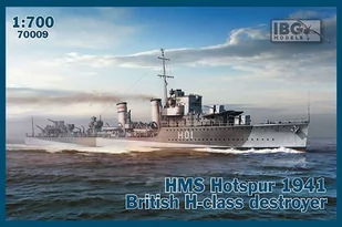IBG Brytyjski niszczyciel klasy H HMS Hotspur 1941 70009 - Modele do sklejania - miniaturka - grafika 1