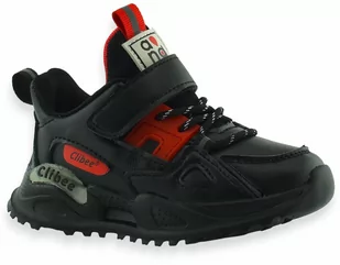Dziecięce sportowe buty Clibee 306 Czarno Czerwone - Buty dla chłopców - miniaturka - grafika 1