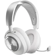 Słuchawki - SteelSeries Arctis Nova Pro Wireless X białe - miniaturka - grafika 1