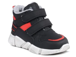 Buty zimowe dziecięce chłopięce ocieplane na rzepy Wojtyłko 24127-22 - Moda i Uroda OUTLET - miniaturka - grafika 1