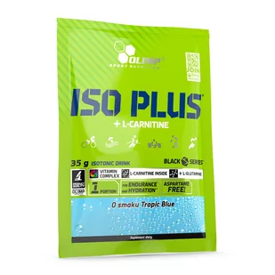 OLIMP Iso Plus + L-Carnitine 35g saszetka - Produkty energetyczne i izotoniki - miniaturka - grafika 1