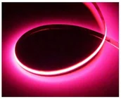 Taśmy LED - Taśma LED COB różowa liniowa 480LED/m, 12V, rolka 5m - miniaturka - grafika 1