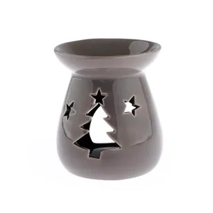 NoName Kominek ceramiczny choinka 9,6 x 11 x 9,6 cm brązowy 612 - Aromaterapia - miniaturka - grafika 1