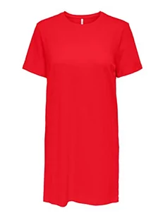 ONLY Women's ONLMAY S/S June Dress Box JRS, sukienka High Risk Red, XS, czerwony (high risk red), XS - Sukienki - miniaturka - grafika 1