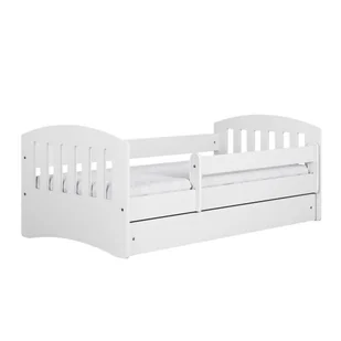 Łóżko dziecięce, barierka ochronna, Classic, biały, mat - Łóżka dla dzieci i młodzieży Łóżko dziecięce, barierka ochronna, Classic, biały, mat - Łóżka dla dzieci i młodzieży - miniaturka - grafika 1