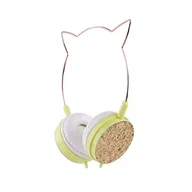Słuchawki - OEM Cat Ear Model Ylfs-22 Jack 3,5mm Złote - miniaturka - grafika 1