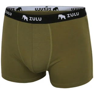 Męskie bokserki Zulu Bambus 210 Rozmiar: XXL / Kolor: zielony - Majtki męskie - miniaturka - grafika 1