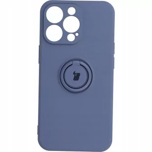 Bizon Etui Case Silicone Ring iPhone 13 Pro szare BCSRIP13PGY - Etui i futerały do telefonów - miniaturka - grafika 1