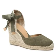 Espadryle damskie - Espadryle Castañer Carina/8/002 021642-414 Zielony - miniaturka - grafika 1