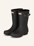 Kalosze damskie - Hunter Kalosze Insulated Short schwarz - miniaturka - grafika 1