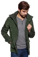 Kurtki męskie - Wrangler, Kurtka męska, Parka Jacket Green Gables W4715Y2Tf, rozmiar S - miniaturka - grafika 1
