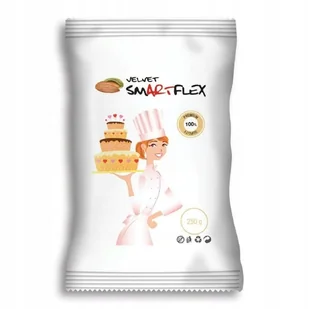 Masa Cukrowa Lukier Smartflex Biała Migdałowa 250G - Dodatki do ciast w proszku - miniaturka - grafika 1