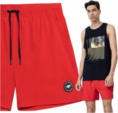 Stroje kąpielowe - 4FWSS24 UBDSM123 62S CZERWONY XXL - miniaturka - grafika 1