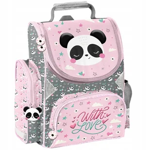 TORNISTER SZKOLNY PASO plecak PANDA klasa 1-3 dla dziewczynki - Plecaki szkolne i tornistry - miniaturka - grafika 1